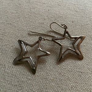 Silpada Silver Star Earrings
